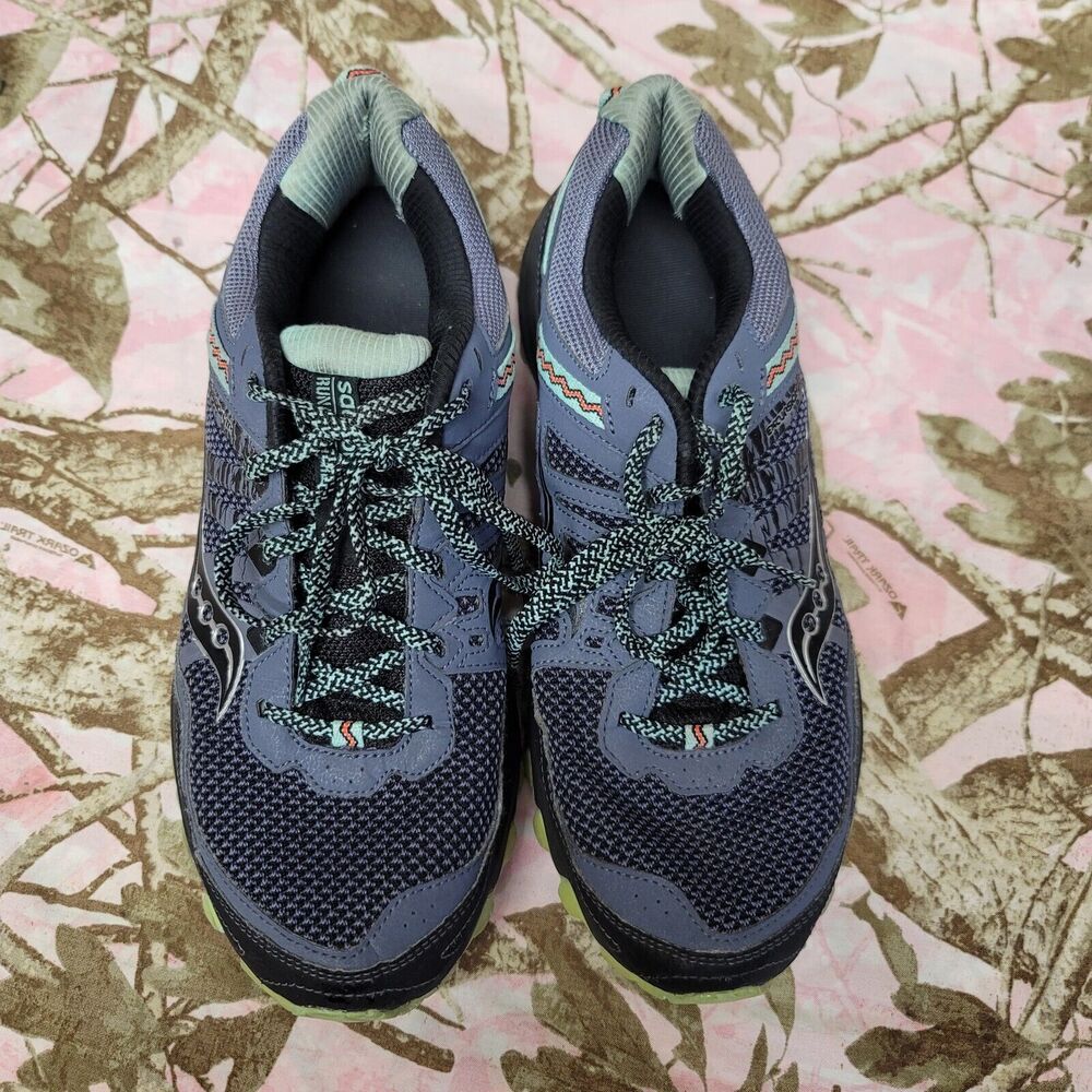 Saucony Grid Excursion TR12 Aqua/Black Shoes Womens Size 10